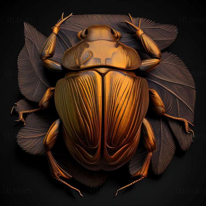 3D model Onthophagus verticicornis (STL)